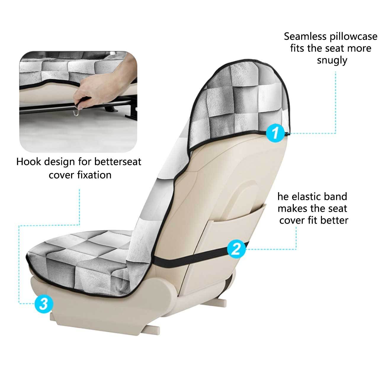 Car seat towel cover for front seats, suitable for gym and exercise, universal for all seasons, car use 171