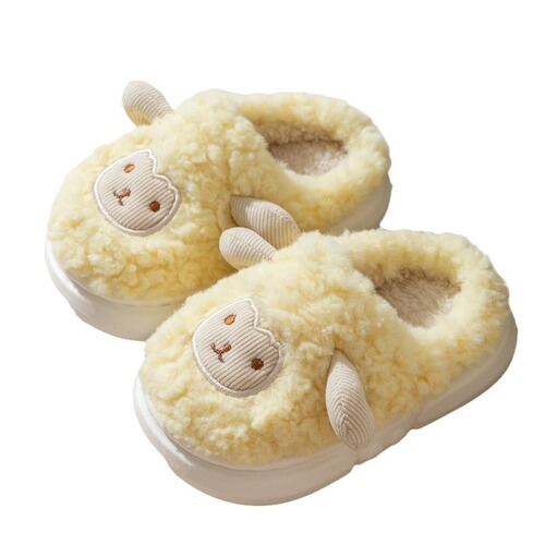 Cotton Slippers for Kids - Plush and Warm Slippers for Boys and Girls, Winter Thick Home Slippers, Bulk Selling