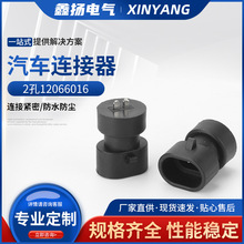 国产 2孔12066016安波福 德尔福汽车防水连接器接插件焊接款