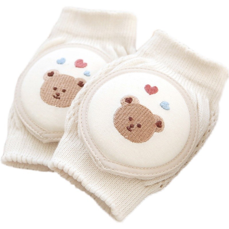 2022 Summer Thin Baby Knee Pads Baby Cotton Mesh Mother And Baby Supplies Crawling Children Toddler Elbow Pads