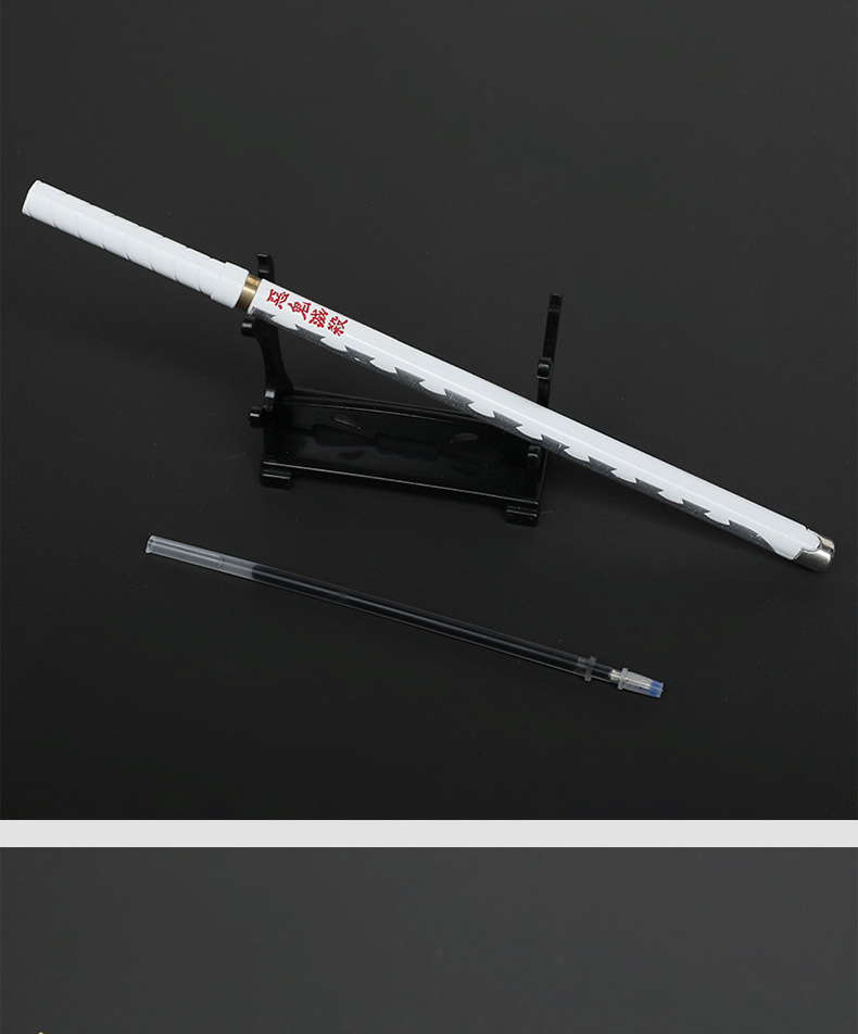 鬼灭之刃武器中性笔创意卡通玩具可换芯 动漫周边学生文具桌面摆件详情图11