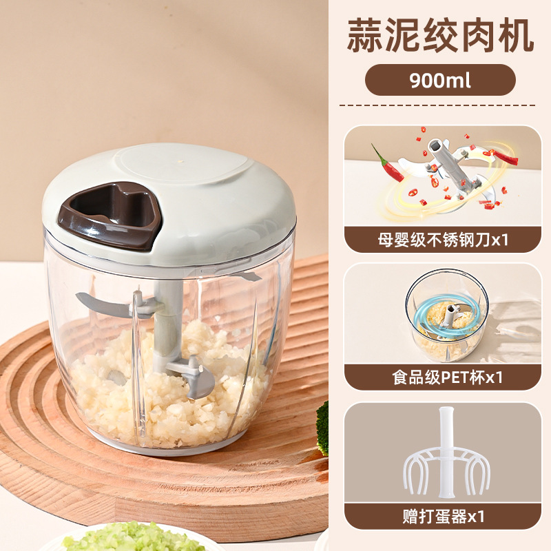 Arteque de ajo, removedor de ajo manual, mini machacador de ajo de cocina, machacador de ajo, cerdo con ajo, suplemento alimenticio, máquina de cocción pequeña