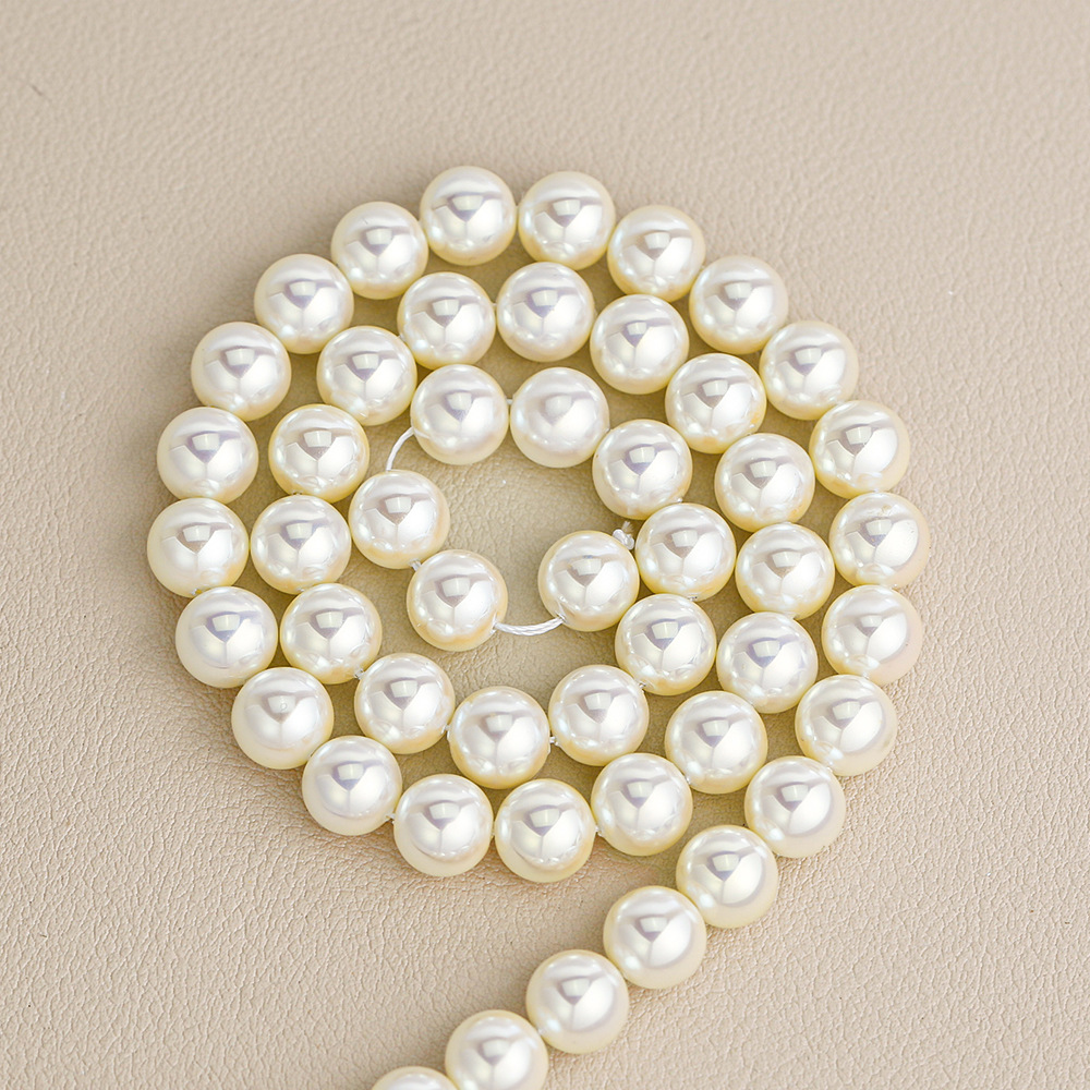 Heidi's Heavenly Girl Collar de perlas, cuentas sueltas, lujo ligero, perlas de imitación de alta calidad, pulsera de bricolaje, accesorios de cuentas, lote suelto