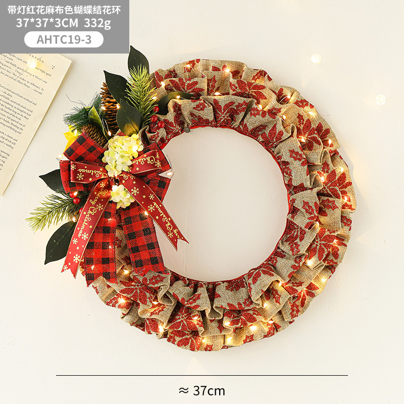 Hong Kong Heng nueva ropa de Navidad fruta roja guirnalda decorativa colgante creativo puerta colgante ventana colgante decoración de Navidad