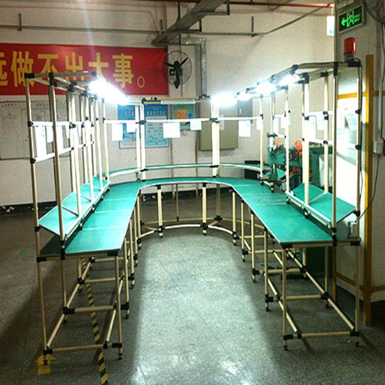 厂家直供定 做精益生 产线，精益管U型 生 产线 可按产品设计