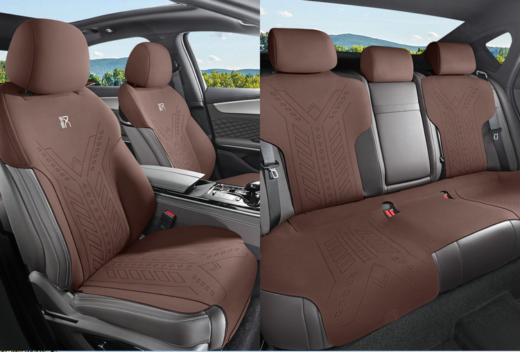Byd Han Special Saddle Cushion Car Seat Cushion Four-Season Universal Seat Cover Breathable Suede Leather Seat Cushion Interior Accessories