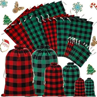 Конфеты хранения drawstring мешка хлопка рождества фабрики мешок drawstring мешка подарка сразу новой Малый