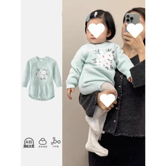 歳の赤ちゃんの春の服は子供のお尻の服を着ます。