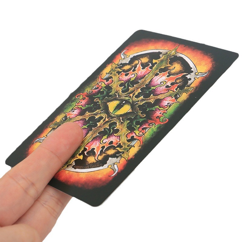 Directamente del fabricante: Cartas del Tarot del Oráculo Rui Nian Li Nuo Man, versión en inglés. Cartas de juego de mesa._voghion.com