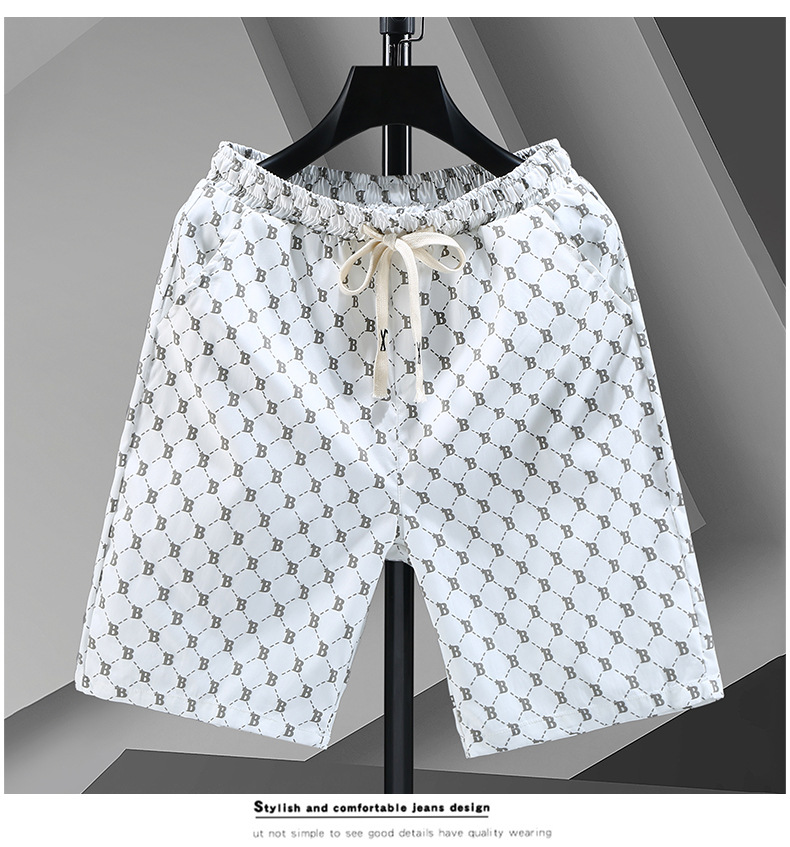 Short de sport court pour hommes, vêtements de plage, décontracté, course à pied, pantalon droit, tendance, été_voghion.com