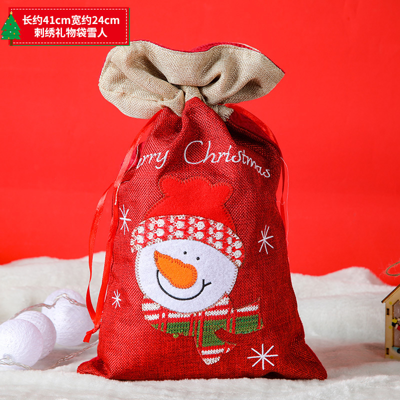 Caja de regalo de manzana de Navidad Nochebuena pequeña bolsa de regalo de tela cartón de dibujos animados caja de regalo de niños bolsa de regalo de manzana