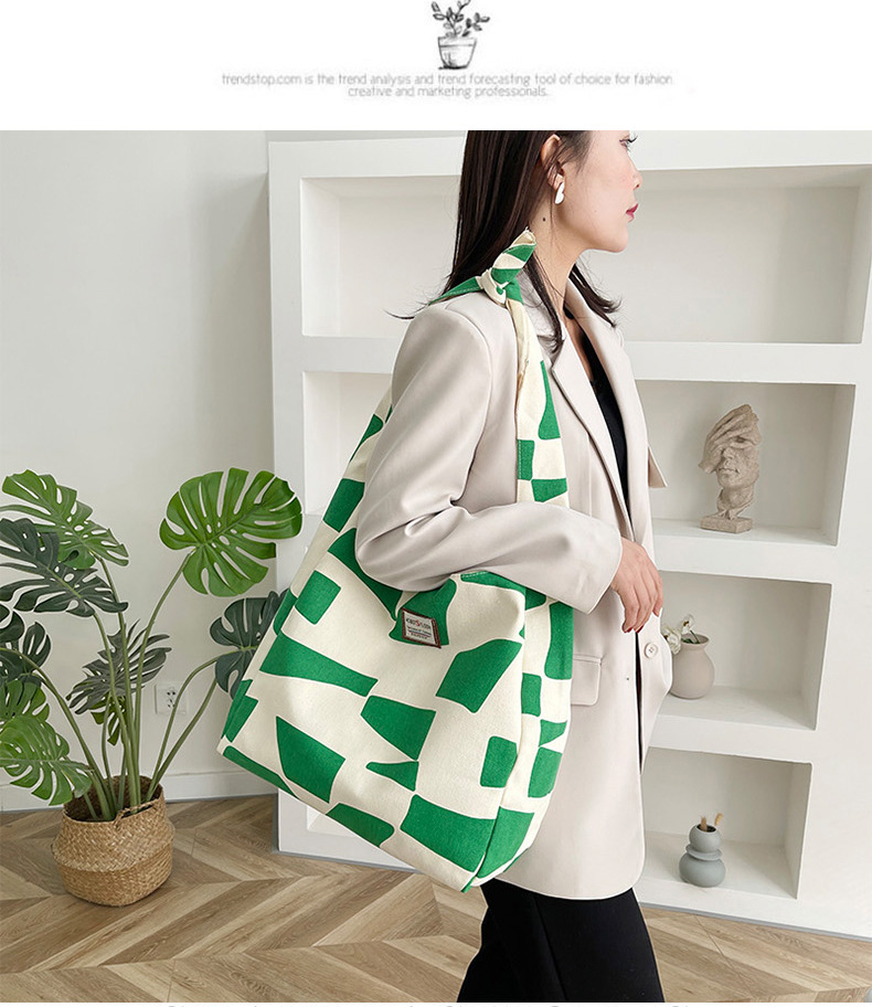 Large-capacity canvas large bag for women, 2021 new style, stylish and versatile, popular single-shoulder bag, fashionable autumn and winter tote bag undefined