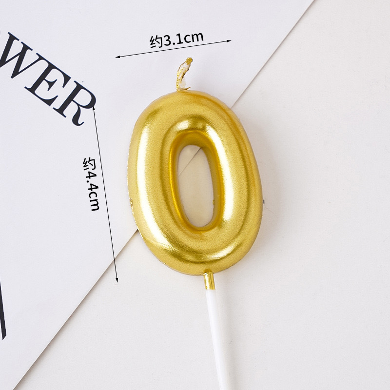 Una variedad de velas digitales transfronterizas, pastel de cumpleaños, oro, color dorado, color caramelo, corona de mariposa, vela digital