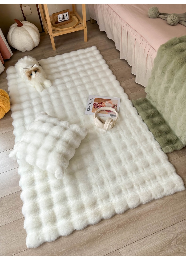 Round Footrest Mat, Bedroom Entry Carpet, Living Room Light Luxury Chinese Door Mat, Entryway Carpet, Bedroom Full Floor Carpet, Coffee Table