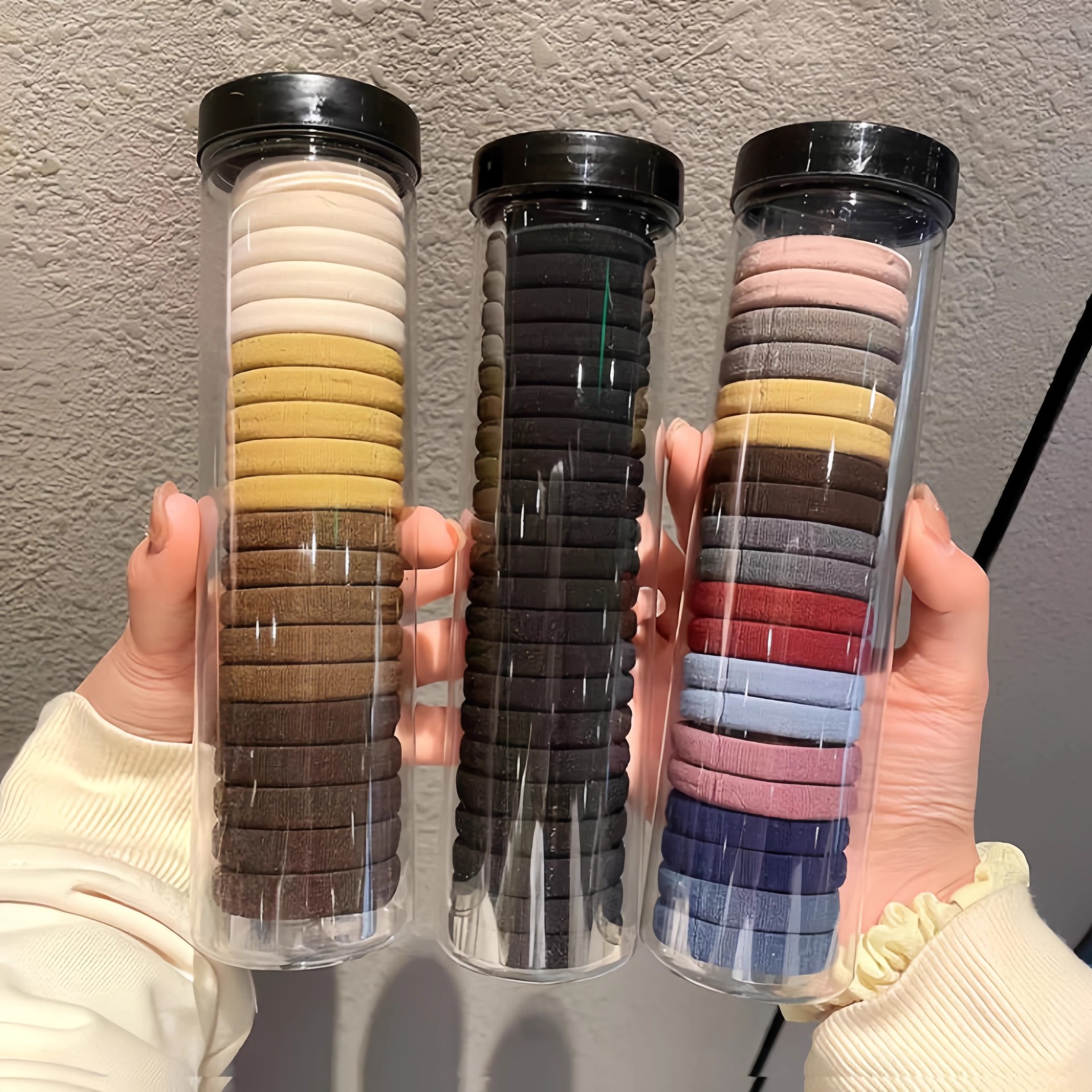 Coleteros de Estilo Nuevo 2025, Frescos y Sencillos, Bandas para el Cabello Modernas y Versátiles, Bandas Elásticas de Alta Elasticidad y Duraderas, Accesorios para el Cabello de Otoño e Invierno.