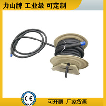 手摇收线器电缆盘移动电缆多芯卷线器力山牌重型工业自动卷轴