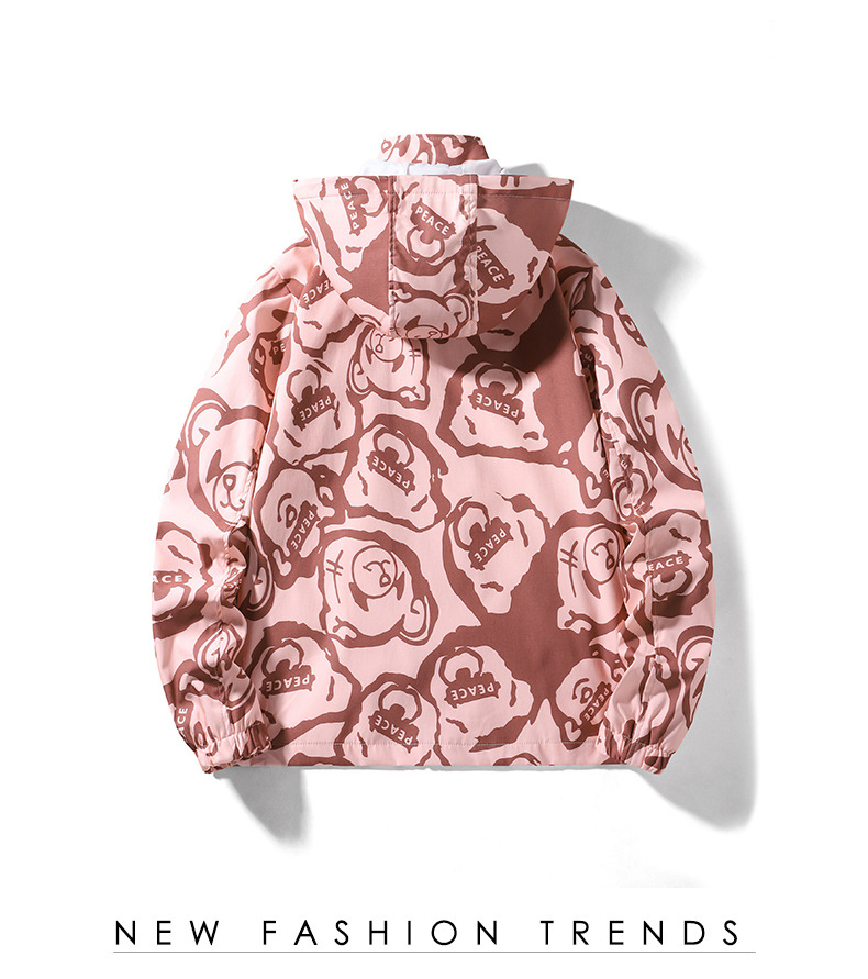 Men's Clothing spring and autumn styles, trendy brands, youth hooded windproof jackets_voghion.com