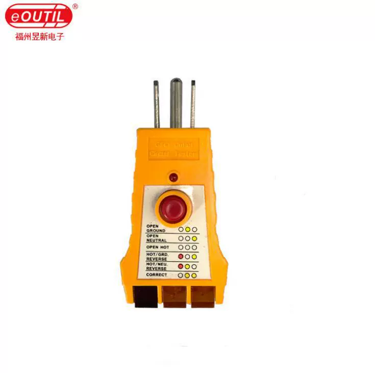 Тестер розетки в США стандарт США трехпроводный детектор розетки утечки SK305 производитель