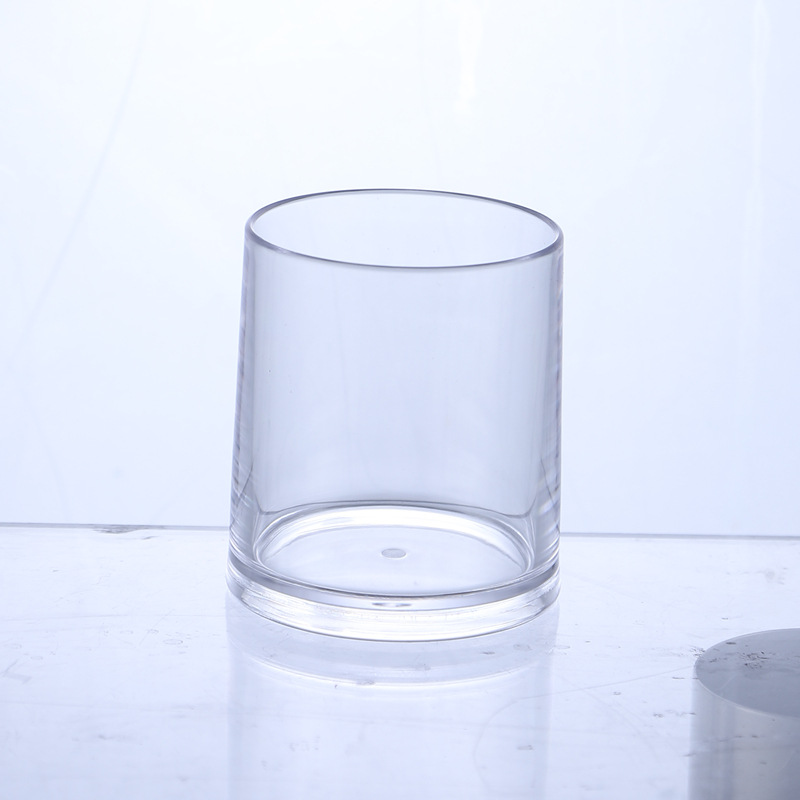 Taza de whisky PC resistente a la caída taza de té transparente cerveza de plástico acrílico taza de jugo de fruta