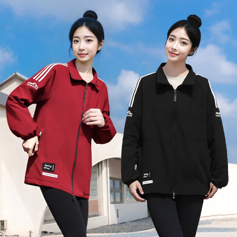 Moda corta cocina doméstica delantal de mujer coreana simple primavera nueva ropa de trabajo impresa para trabajar abrigo antiincrustante