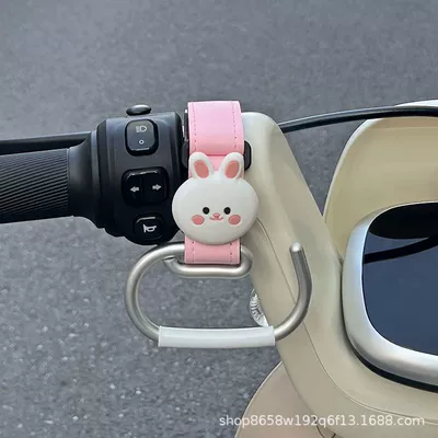 Stroller Hook — Other Electric Vehicle Accessories - pink-white-rabbit-1-piece-extended-version-for-airplane-handle