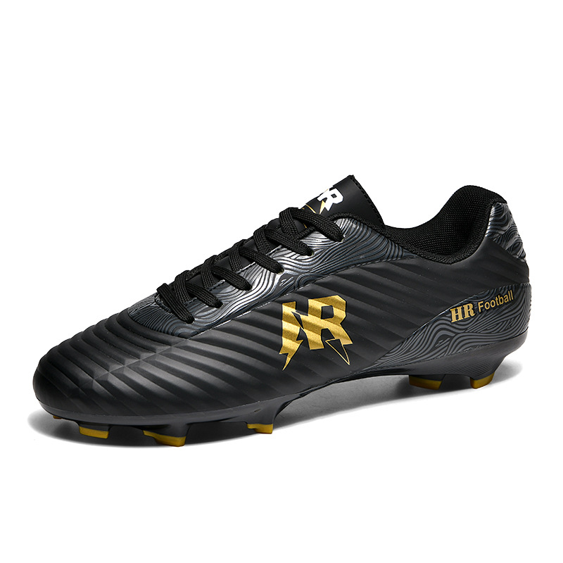 Zapatos de entrenamiento de clavos transfronterizos para hombres y mujeres, zapatos de fútbol juveniles de escuela secundaria, fábrica directa de fútbol
