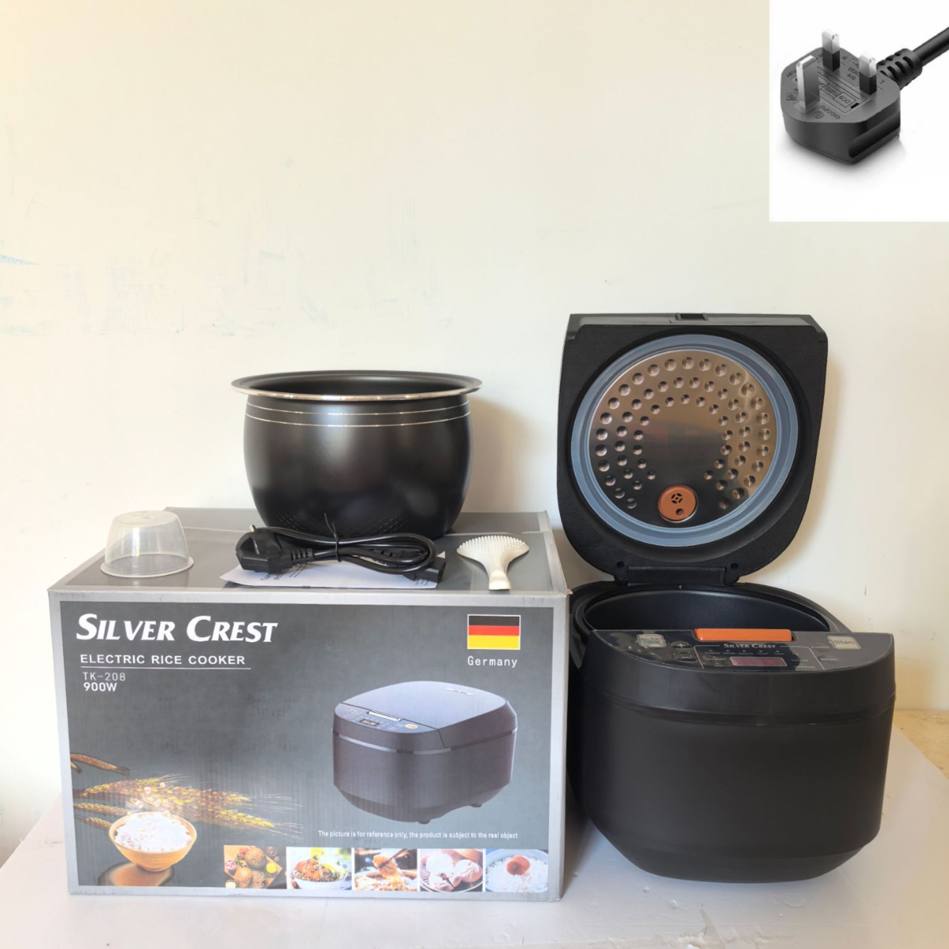 208 검은 공 알루미늄 밥솥 영국 표준