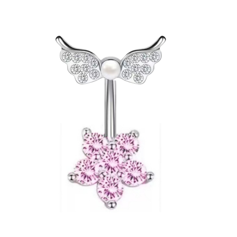 Pointed titanium steel lip stud product view