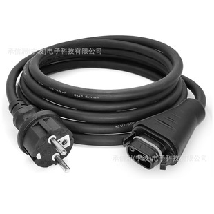 Ip44 European Waterproof Plug Power Cord to Bc05 Connector Solar Photovoltaic Micro Inverter Cable