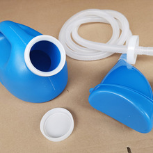 N2TY批发2000毫升大容量男女两用尿壶塑料小便壶带刻度带盖便携夜