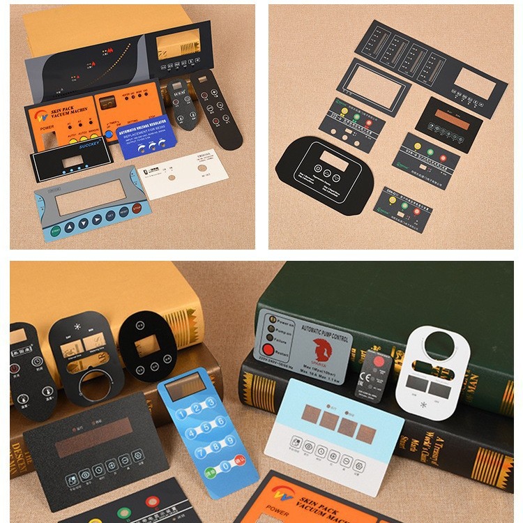 丝印PVC面板不干胶贴鼓包按键面贴 磨砂贴纸批发透明不干胶滴胶