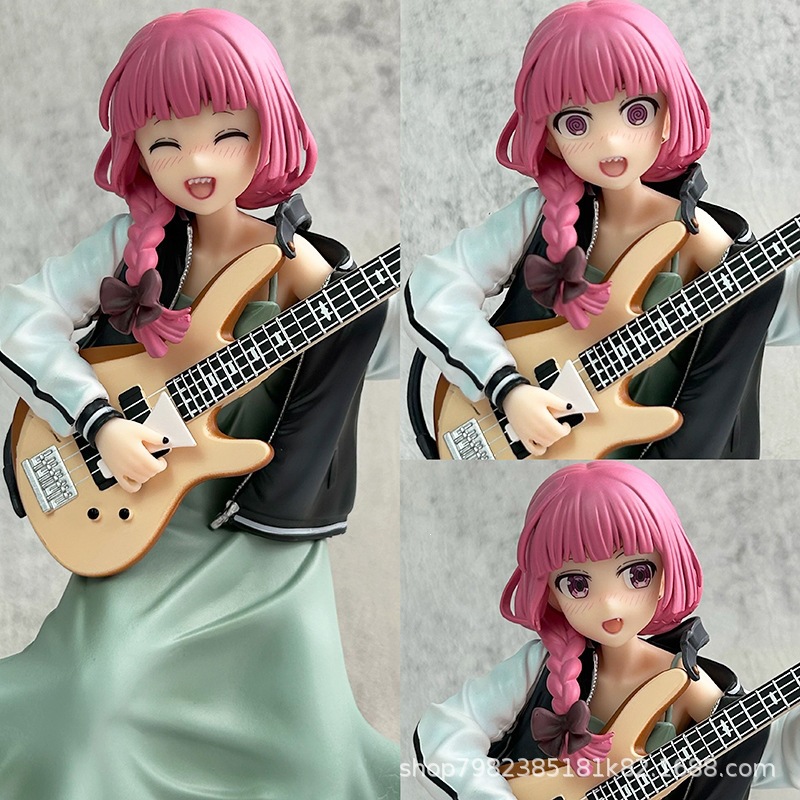 Kikuri Hiroi figure from "Bocchi the Rock!" cute anime girl desktop decoration gift