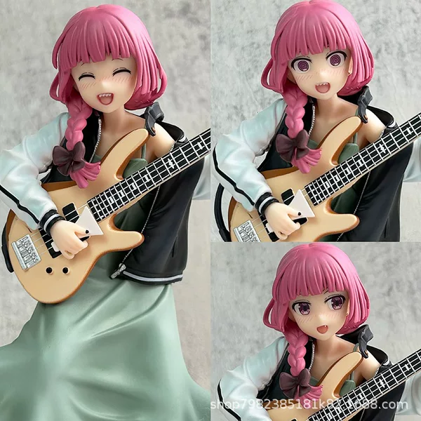 Kikuri Hiroi figure from "Bocchi the Rock!" cute anime girl desktop decoration gift