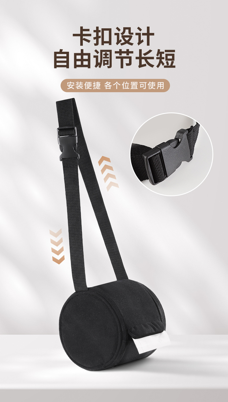 Creative and personalized car tissue box, hanging tissue holder for car seats, high-end tissue hanging bag for the car