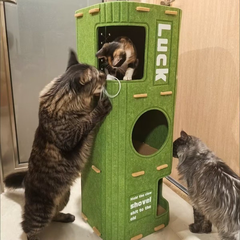 多层猫窝猫爬架猫抓板一体安全感安睡耐抓四季通用耐磨多宠物家庭|undefined