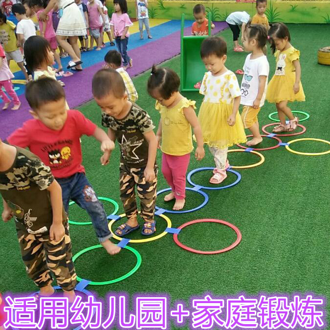 Children's sensory training equipment household hopscotch circle grid high jump kindergarten outdoor sports wholesale
