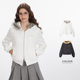 Nariele 2024 European and American autumn and winter silver thread embroidery design couple hooded sweater zipper cardigan design women
