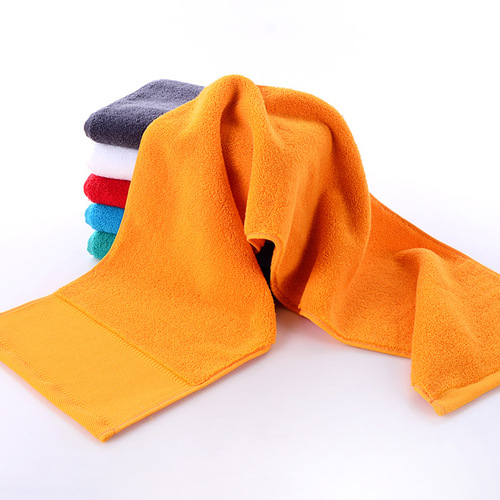 Pure cotton extra long sports towel marathon yoga outdoor running gym cotton sweat towel gift