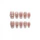 Ice skin jade cat eye shell gold foil Pearl blush nail handmade patch nail detachable wear nail fake nail