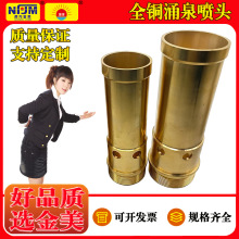 批发全铜鼓泡喷泉头涌泉喷头水景观鱼池循环旱喷户外喷水池喷泉