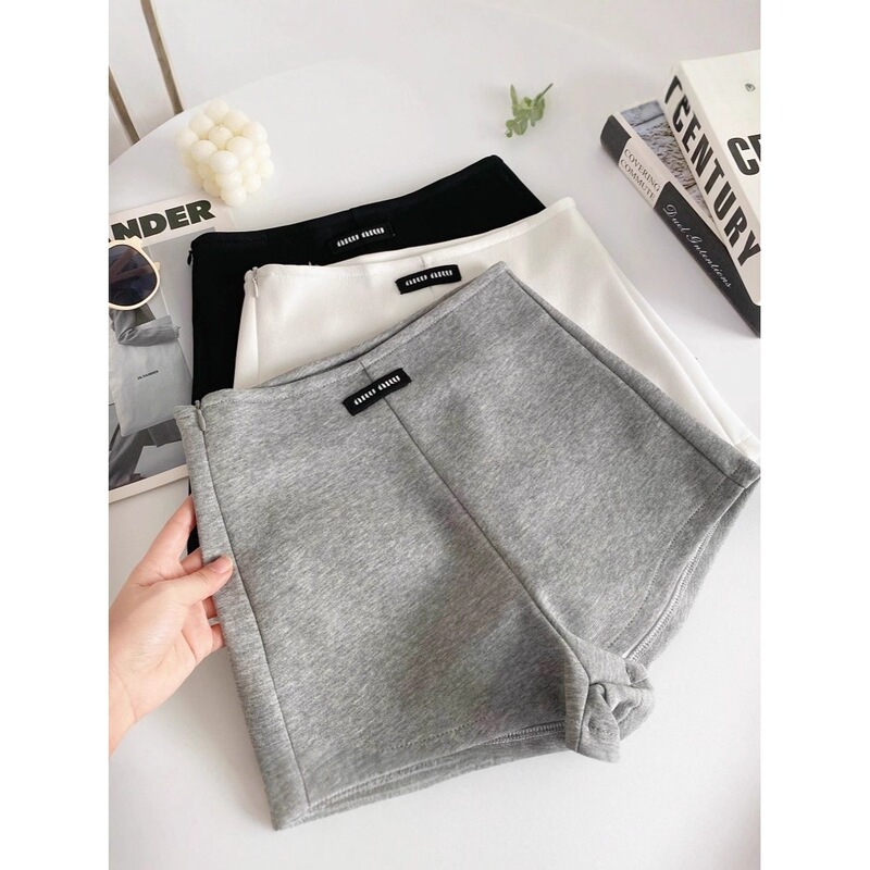 Tight Shorts for Women, Summer Cycling Pants, Casual Sports Butt Lift, New Korean Style Bottoming, Elastic High Waist, Slimming European Goods