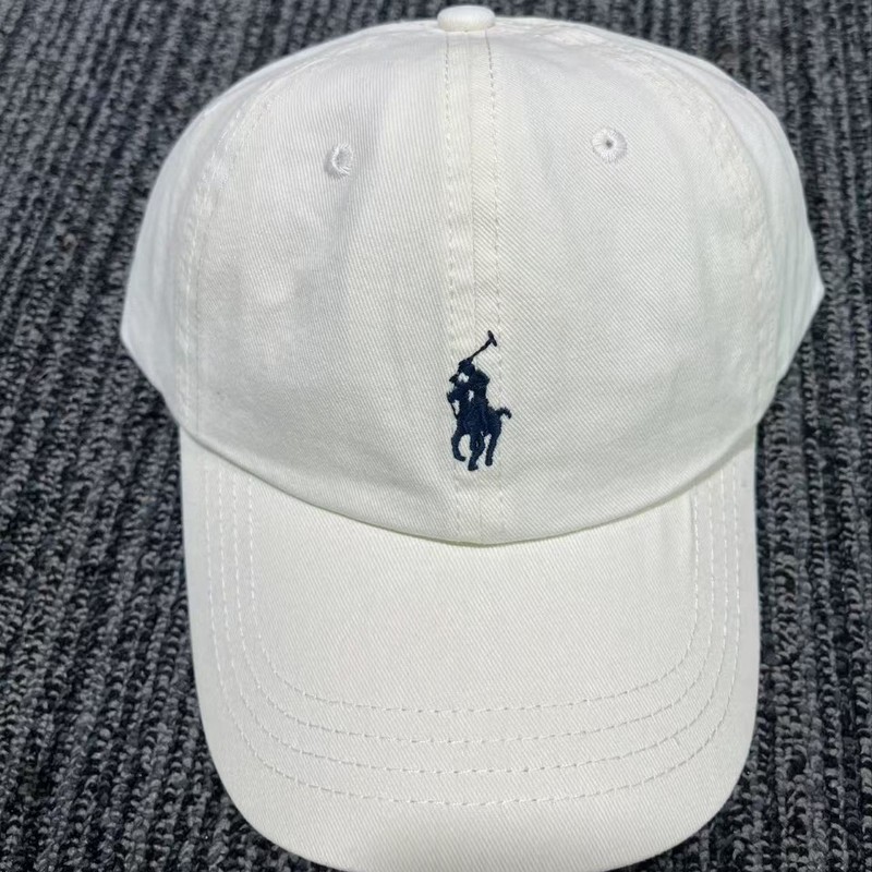 QRコードで購入可能 RL ラフハット 男女兼用 ベースボールキャップ 馬の刺繍入り グレー 大きなつば ソフトトップ ポロキャップ|undefined