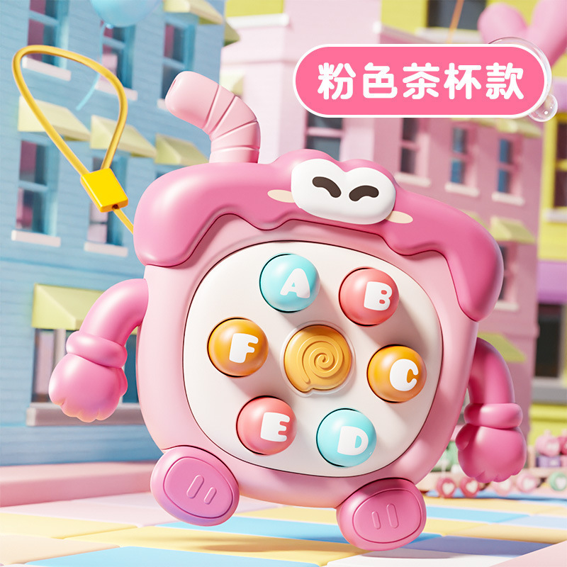 掌上迷你打地鼠按按乐婴儿早教宝宝男女孩手指按压玩具幼儿童|undefined