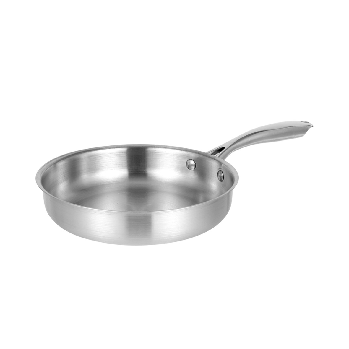 Pan de acero inoxidable transfronterizo con cubierta para filete sin recubrimiento antiadherente engrosado horno electromagnético general
