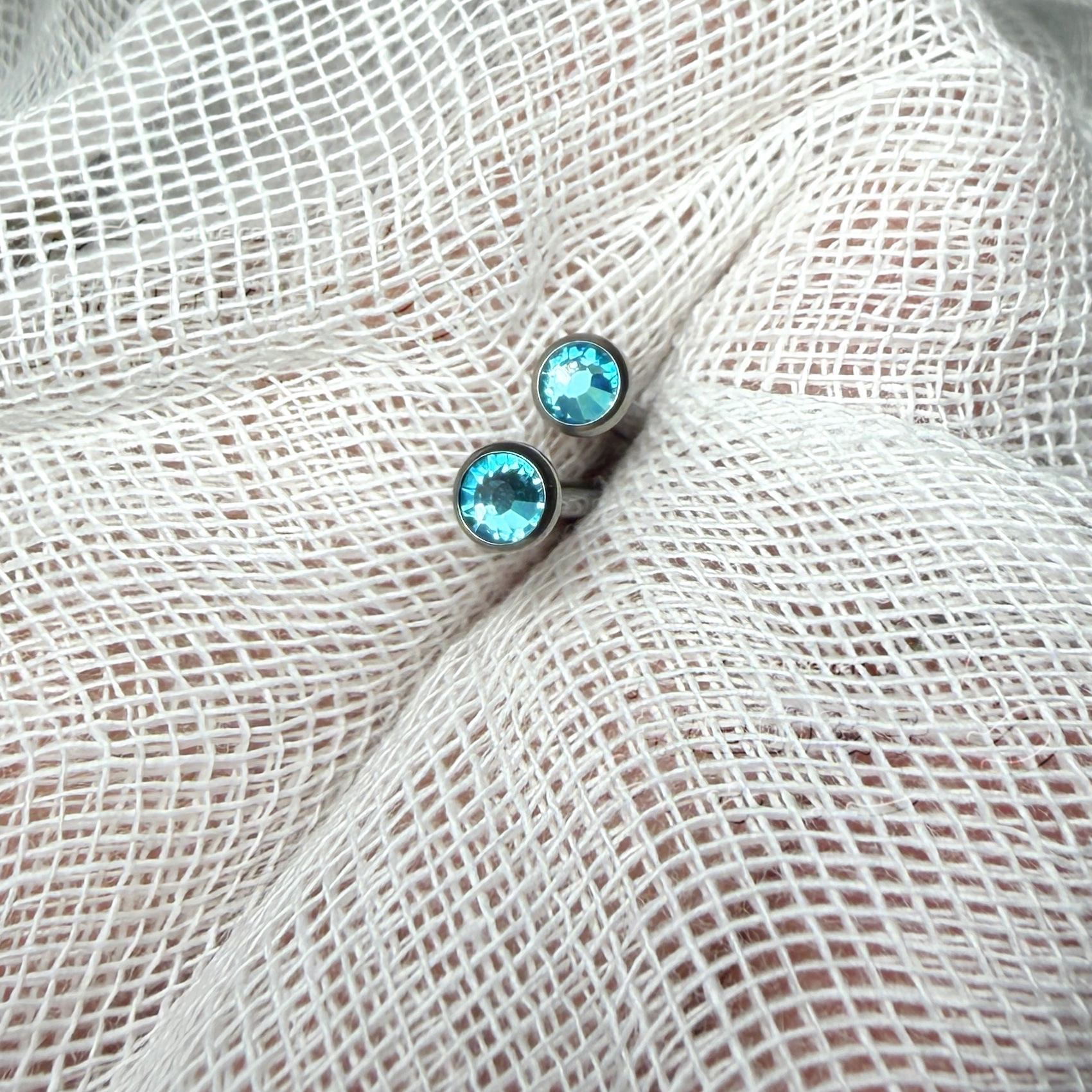 Labret stud lip piercing jewelry styling detail