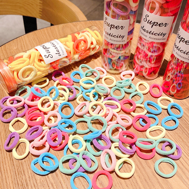 Banda de goma para niños banda de pelo de bebé no duele el cabello Cuerda de pelo de niñas coreanas banda de goma de aspecto alto accesorios para el cabello de bebé