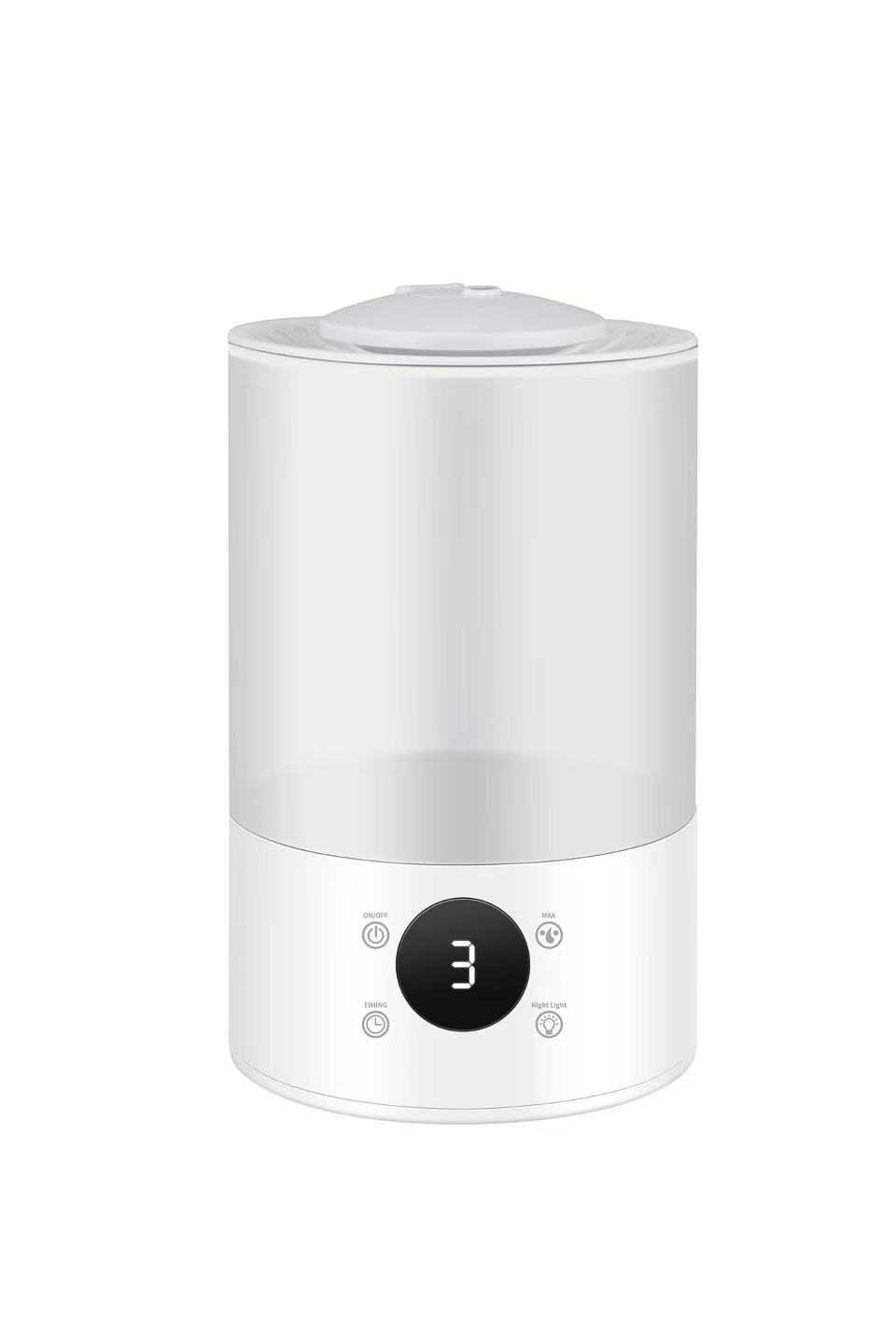 Humidificador inteligente de lámpara de color 300ml / h doble pulverización enorme niebla silenciosa aroma gran certificado transfronterizo humidificador inteligente completo