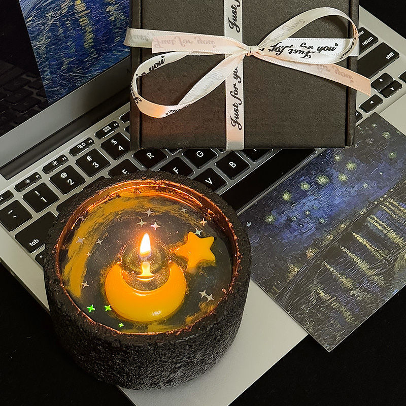 [月が溶けた] ins 誕生日プレゼント ニッチな雰囲気の香りのキャンドル ガールフレンドや女の子へのギフト|undefined