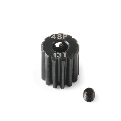 Motor Gear 48P 3.175 Hole 13-30t Steel Integrated Blackened 1/10 Scale Crawler Model Car (Diferensial dişli dəstləri) - 13t