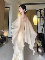 超仙気シフォン日焼け止め女性夏氷糸薄手カーディガン
